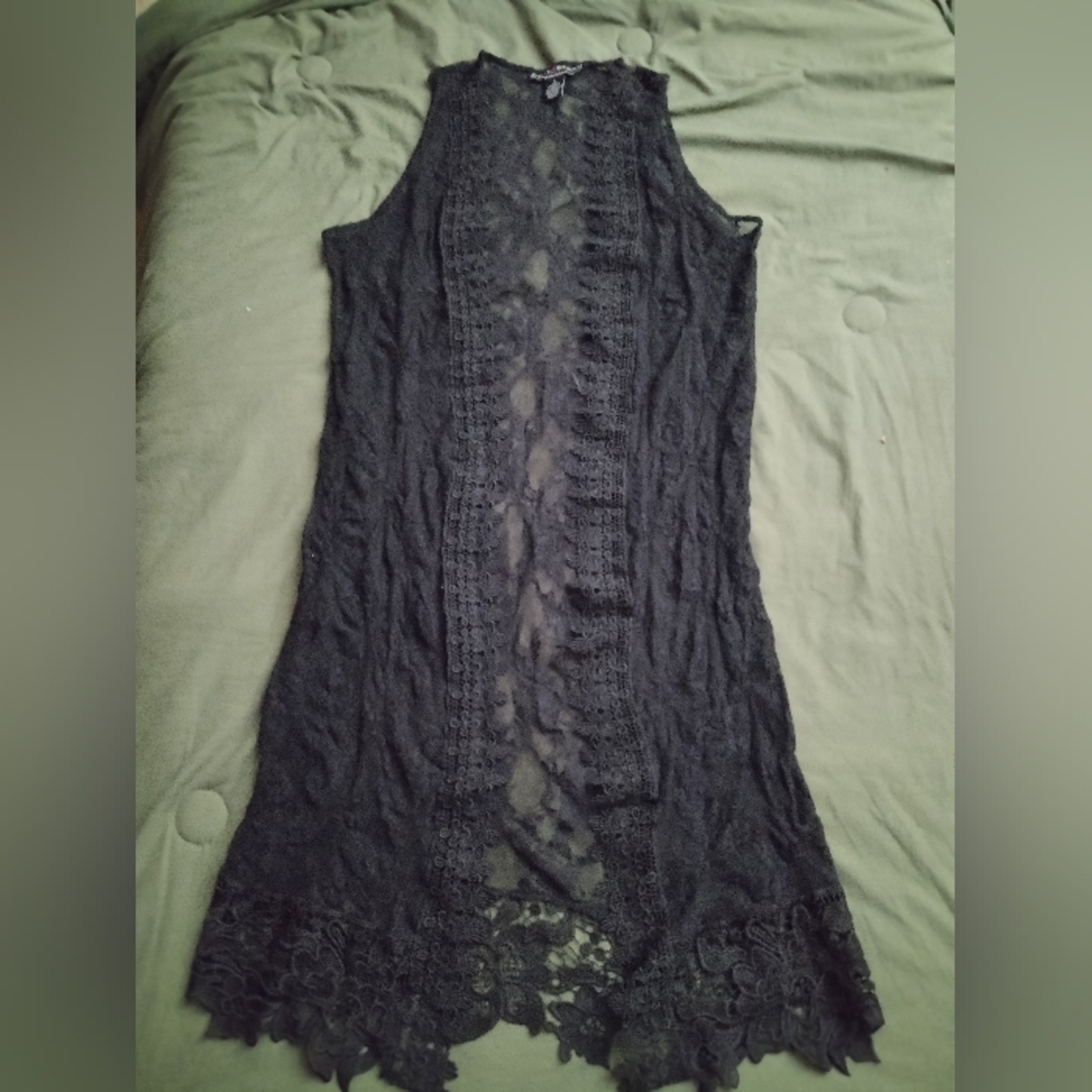 Elegant Black Lace Dress